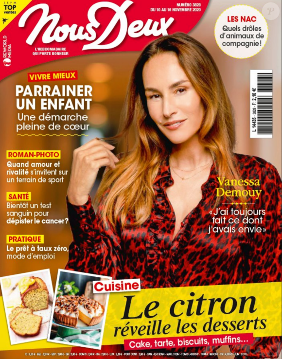 Vanessa Demouy en couverture du nouveau magazine "Nous Deux"