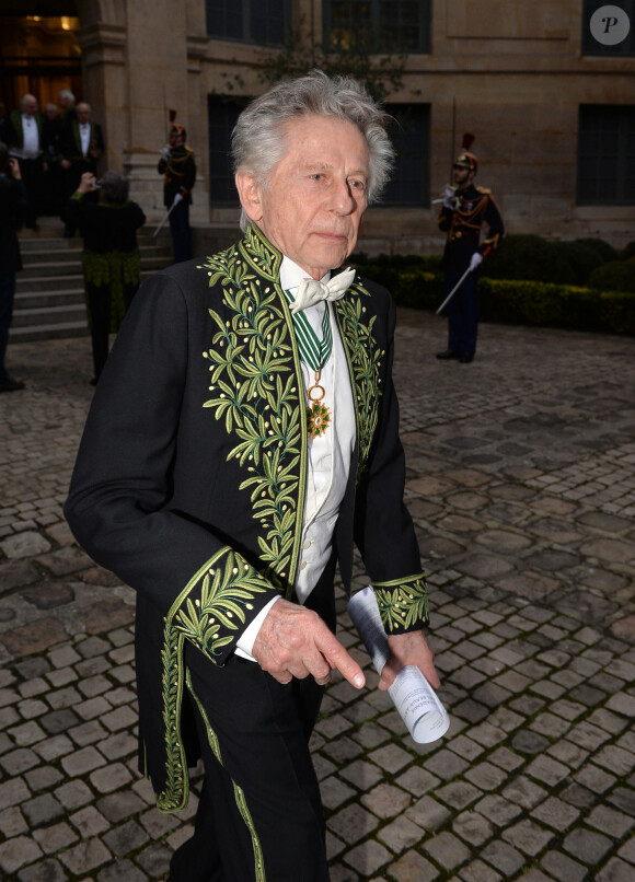 Roman Polanski lors de la cérémonie d'installation de F.Mitterrand à l'académie des Beaux-Arts à Paris, France, le 6 février 2020. © Veeren/Bestimage 