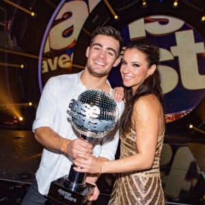 Clément Rémiens lorsqu'il a remporté "Danse avec les stars" avec Denitsa Ikonomova en décembre 2018.