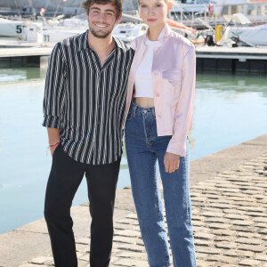 Clement Remiens, Eden Ducourant - Photocall de la série "Pour Sarah" lors de la 21ème édition du Festival de la Fiction TV de la Rochelle . Le 13 septembre 2019 © Patrick Bernard / Bestimage