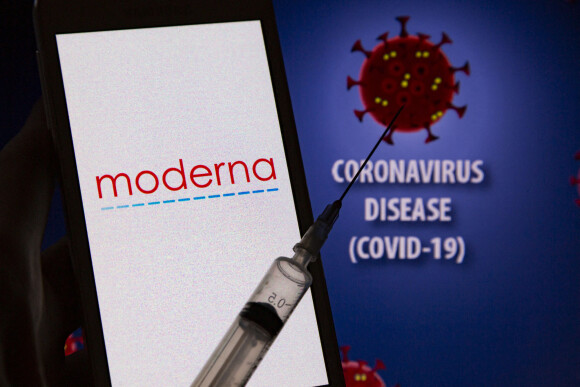 Le laboratoire Moderna annonce que son candidat-vaccin est efficace à 94,5 % contre le coronavirus (COVID-19) © Niyi Fote/TheNEWS2 via ZUMA Wire / Bestimage 