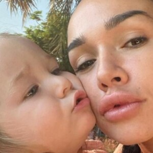 Jazz et son fils Cayden sur Instagram. Le 19 octobre 2020.