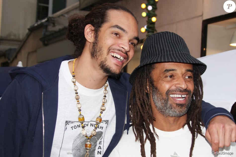 Yannick Noah Et Son Fils Joakim Noah Paris Purepeople