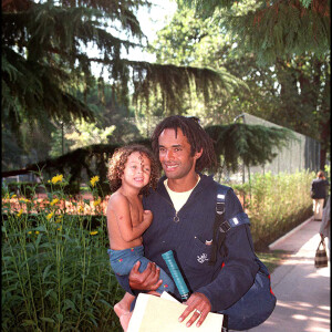 Yannick Noah et son fils Joakim.