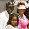 Bobby Brown, Whitney Houston et leur fille Bobbi Kristina à Los Angeles.