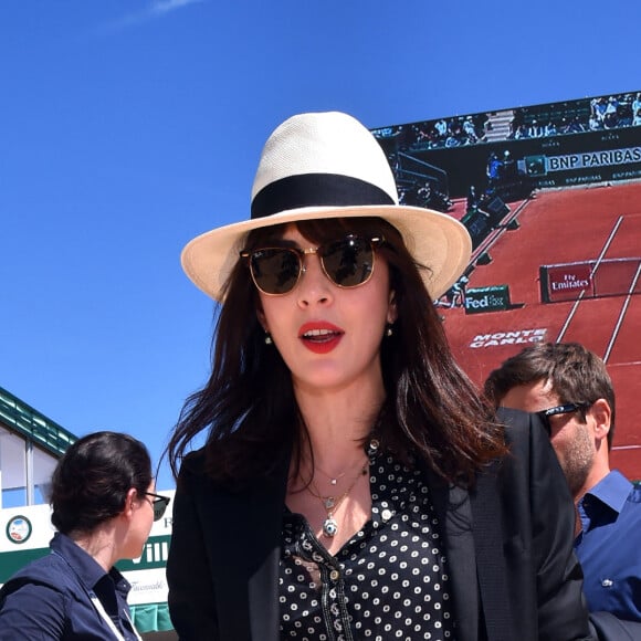 Nolwenn Leroy et son fiancé Arnaud Clément - People dans les tribunes des 1/2 finales du tournoi de tennis "Monte Carlo Rolex Masters 2016" " au Monte Carlo Country Club à Roquebrune-Cap-Martin. Le 16 avril 2016 © Bruno Bebert / Bestimage 