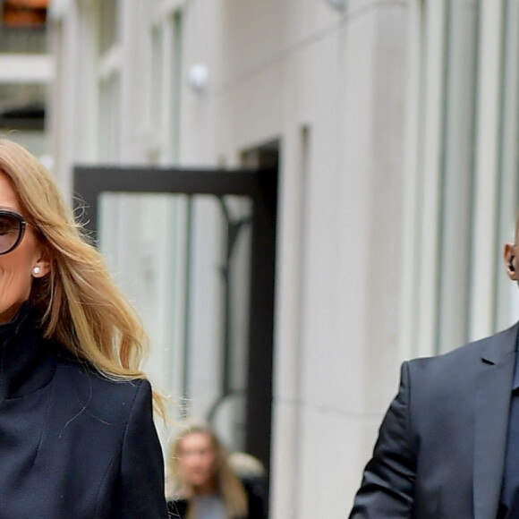 Céline Dion à la sortie de son concert au Barclays Center à New York le 29 février 2020.