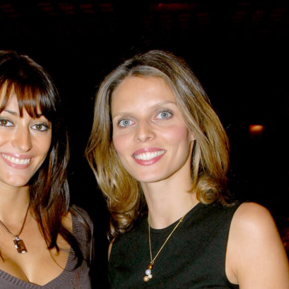 Rachel Legrain-Trapani et Sylvie Tellier à l'inauguration de l'hôtel Novotel à porte de Bagnolet à Paris. 