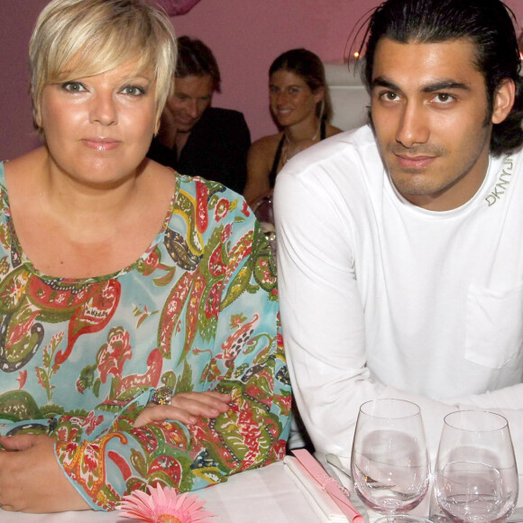 Laurence Boccolini avec son mari Mickaël Fakaïlo à l'anniversaire de Cathy Guetta, à la suite