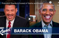 Barack Obama dans le talk-show de Jimmy Kimmel, le 19 novembre 2020.
