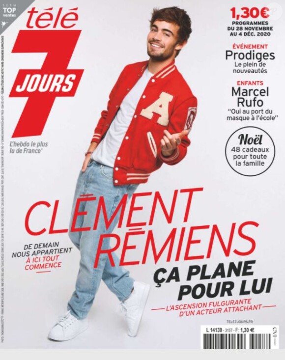 Couverture du magazine "Télé 7 Jours" du 23 novembre 2020