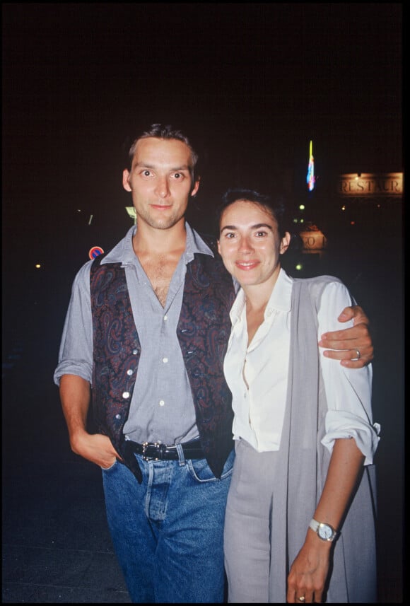 Archives - Isabel Otero et son ami lors du Festival du cinéma des mondes latins à Arcachon en 1994.