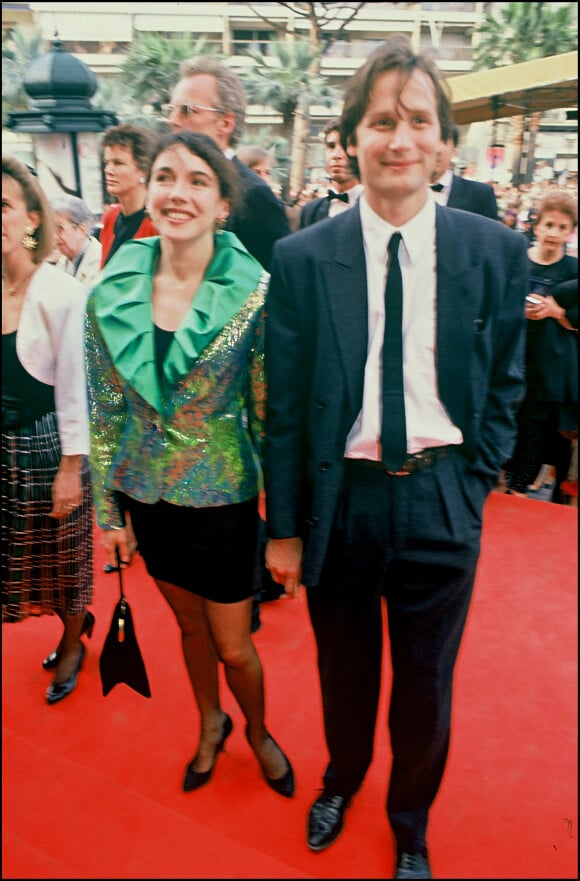Archives - Hippolyte Girardot et Isabel Otero au Festival de Cannes. 1990.