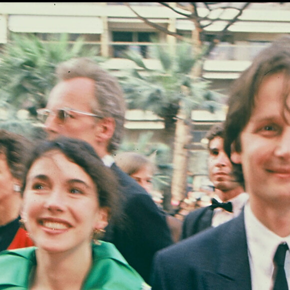 Archives - Hippolyte Girardot et Isabel Otero au Festival de Cannes. 1990.