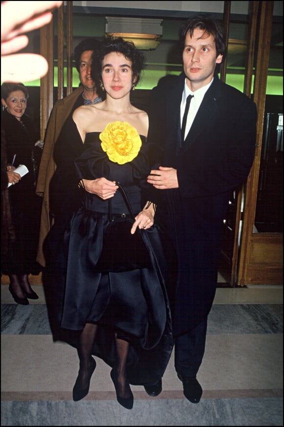 Archives - Isabel Otero et Hippolyte Girardot lors de la soirée des César 1990.