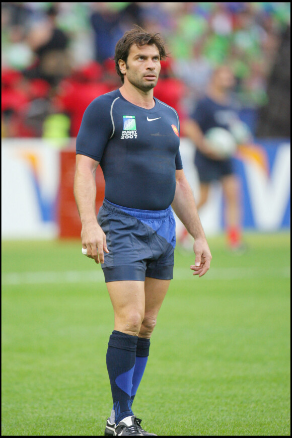 Christophe Dominici - Match d'ouverture de la coupe du monde de Rugby : France Argentine au Stade de France. 