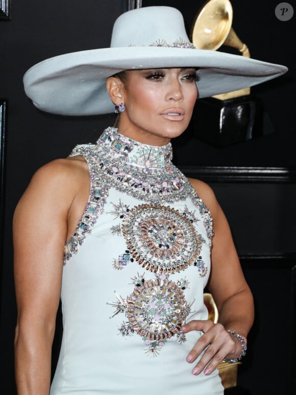 Jennifer Lopez - Les célébrités posent lors du photocall de la soirée des GRAMMY Awards au Staples Center de Los Angeles le 10 février, 2019