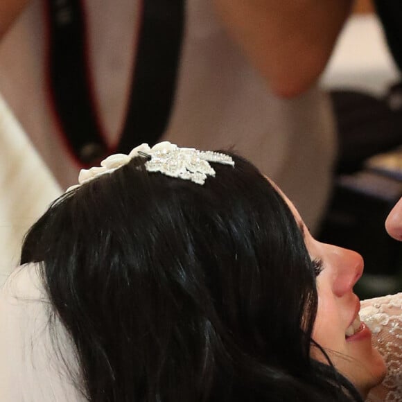 Exclusif - Mariage religieux d'Alizée et Grégoire Lyonnet en l'église de Villanova. Le 18 juin 2016. © Olivier Huitel - Olivier Sanchez / Bestimage