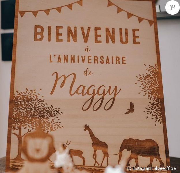 Alizée et son mari Grégoire Lyonnet ont fêté le premier anniversaire de leur fille Maggy.