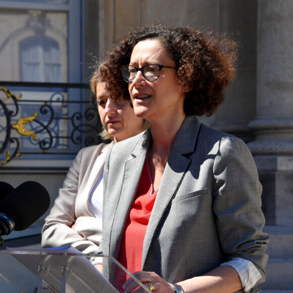 Emmanuelle Wargon, Ministre déléguée chargée du Logement - Sorties du Conseil de défense écologique au palais de l'Elysée à Paris. Le 27 juillet 2020 © Lionel Urman / Panoramic / Bestimage