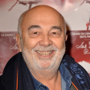 Semi-exclusif - Gérard Jugnot au photocall de la générale de presse du spectacle musicale "Les Souliers Rouges" aux Folies Bergères à Paris, France, le 4 février 2020. © Veeren/Bestimage 