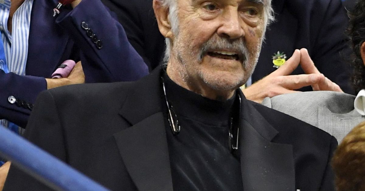 Sean Connery Open de tennis de Flushing Meadows Federer bat Frances