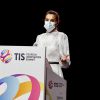 La reine Letizia d'Espagne participe au sommet de l'innovation et du tourisme (TIS 2020) à Séville le 25 Novembre 2020.