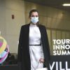 La reine Letizia d'Espagne arrive au sommet de l'innovation et du tourisme (TIS 2020) à Séville le 25 novembre 2020.