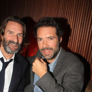 Exclusif - Frédéric Beigbeder, Nicolas Bedos - Afterparty du prix du Café de Flore au Paradisio à Paris, le 12 novembre 2019. © Baldini/Bestimage