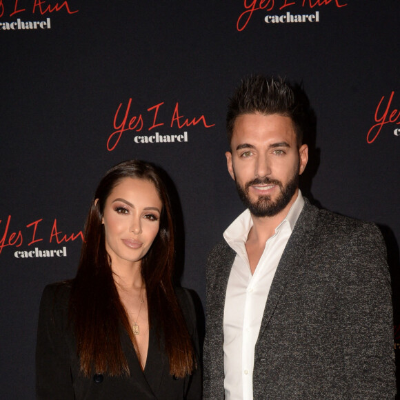 Nabilla Benattia et son compagnon Thomas Vergara lors de la soirée de lancement du nouveau parfum Cacharel "Yes I Am" à Paris, le 7 février 2018. © Rachid Bellak/Bestimage