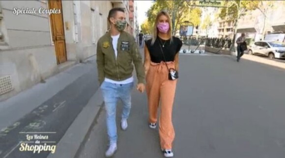 Florie et Florian de "Qui veut épouser mon fils ?" dans "Les Reines du shopping", le 3 décembre 2020