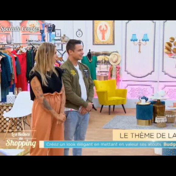Florie et Florian de "Qui veut épouser mon fils ?" dans "Les Reines du shopping, le 3 décembre 2020, sur M6