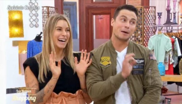 Florie et Florian de "Qui veut épouser mon fils ?" dans "Les Reines du shopping, le 3 décembre 2020, sur M6