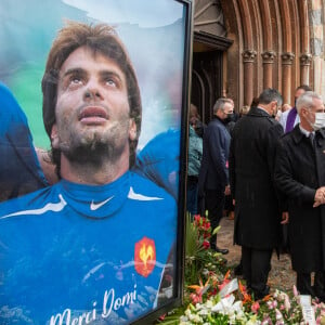 Illustration - Obsèques du rugbyman Christophe Dominici en l'église Saint-Louis de Hyères le 4 décembre 2020 © Patrick Carpentier / Bestimage