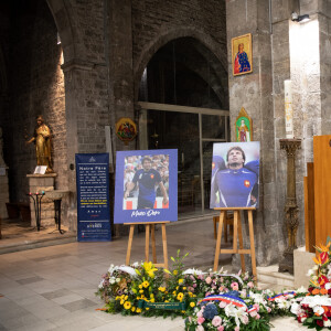 Illustration - Obsèques du rugbyman Christophe Dominici en l'église Saint-Louis de Hyères le 4 décembre 2020 © Patrick Carpentier / Bestimage