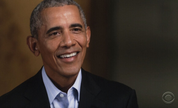 Interview de l'ancien président américain Barack Obama sur CBS pour l'émission 60 Minutes.