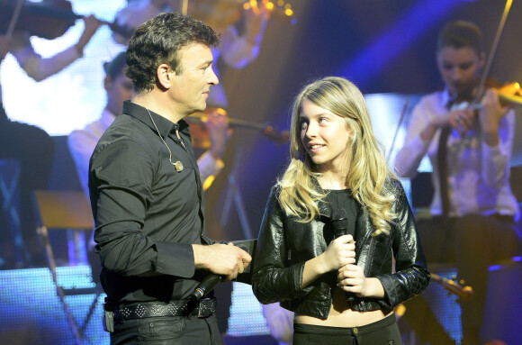 Tony Carreira et sa fille Sara - Concert exceptionnel de Tony Carreira au Palais des Sports à Paris