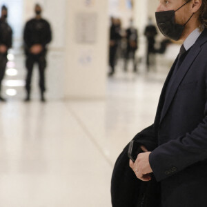 Jean Sarkozy (fils de N.Sarkozy) - Arrivées au procès des "écoutes téléphoniques" (aussi affaire Bismuth) à Paris le 7 décembre 2020. © Christophe Clovis / Bestimage 