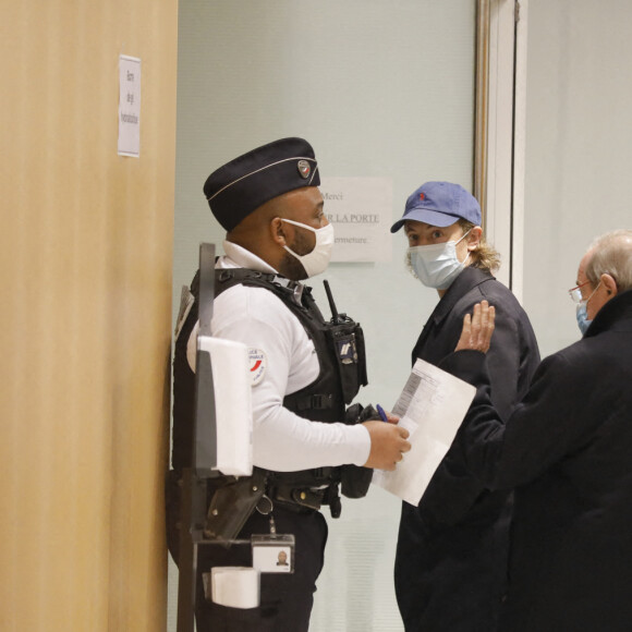 Pierre Sarkozy (fils de N.Sarkozy) - Arrivées au procès des "écoutes téléphoniques" (aussi affaire Bismuth) à Paris le 7 décembre 2020. © Christophe Clovis / Bestimage 