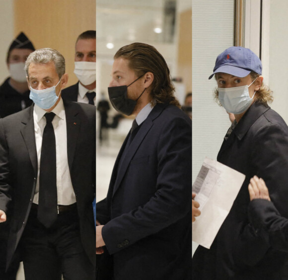 "Procès des écoutes" : Nicolas Sarkozy à la barre, ses fils Pierre et Jean en soutien au tribunal