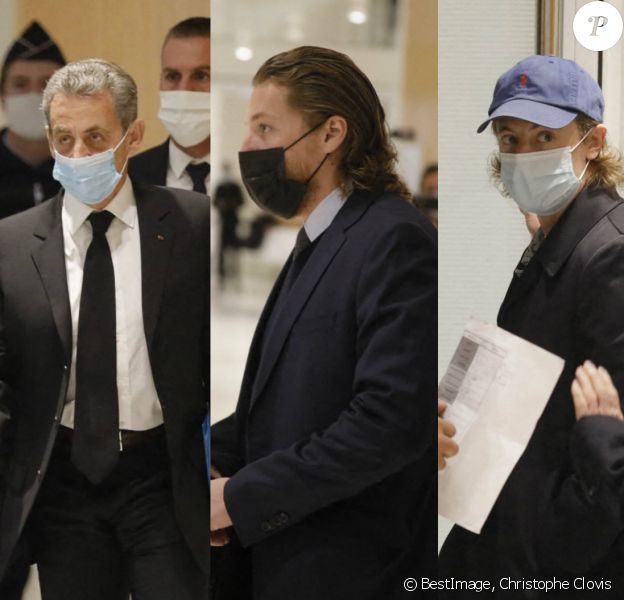 "Procès des écoutes" : Nicolas Sarkozy à la barre, ses fils Pierre et Jean en soutien au tribunal