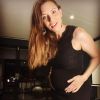 Davina Vigné, enceinte, prend la pose sur Instagram.