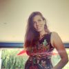 Davina Vigné, enceinte, prend la pose sur Instagram.