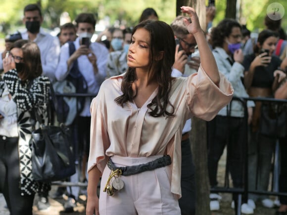 Adèle Exarchopoulos - Arrivées au défilé Fendi lors de la Fashion Week de Milan le 23 septembre 2020.