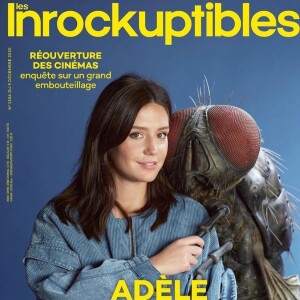 Une du numéro des Inrockuptibles datée du 9 décembre 2020, avec Adèle Exarchopoulos pour "Mandibules".