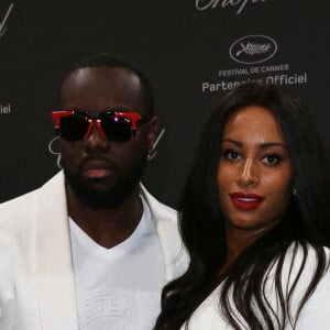 Maitre Gims et sa femme DemDem - Photocall de la soirée Chopard lors du 69ème Festival International du Film de Cannes le 16 mai 2016.