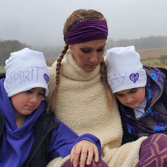Céline Dion sur Instagram, automne 2020.