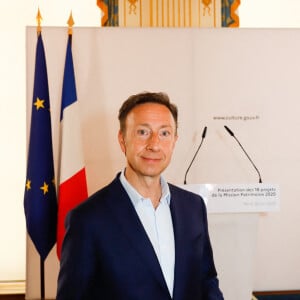 Stéphane Bern - Présentation des 18 projets de la Mission Patrimoine 2020 au ministère de la Culture à Paris le 30 juin 2020. La mission patrimoine confiée à S.Bern contribue à la sauvegarde du patrimoine français dans toute sa diversité. © Jack Tribeca / Bestimage