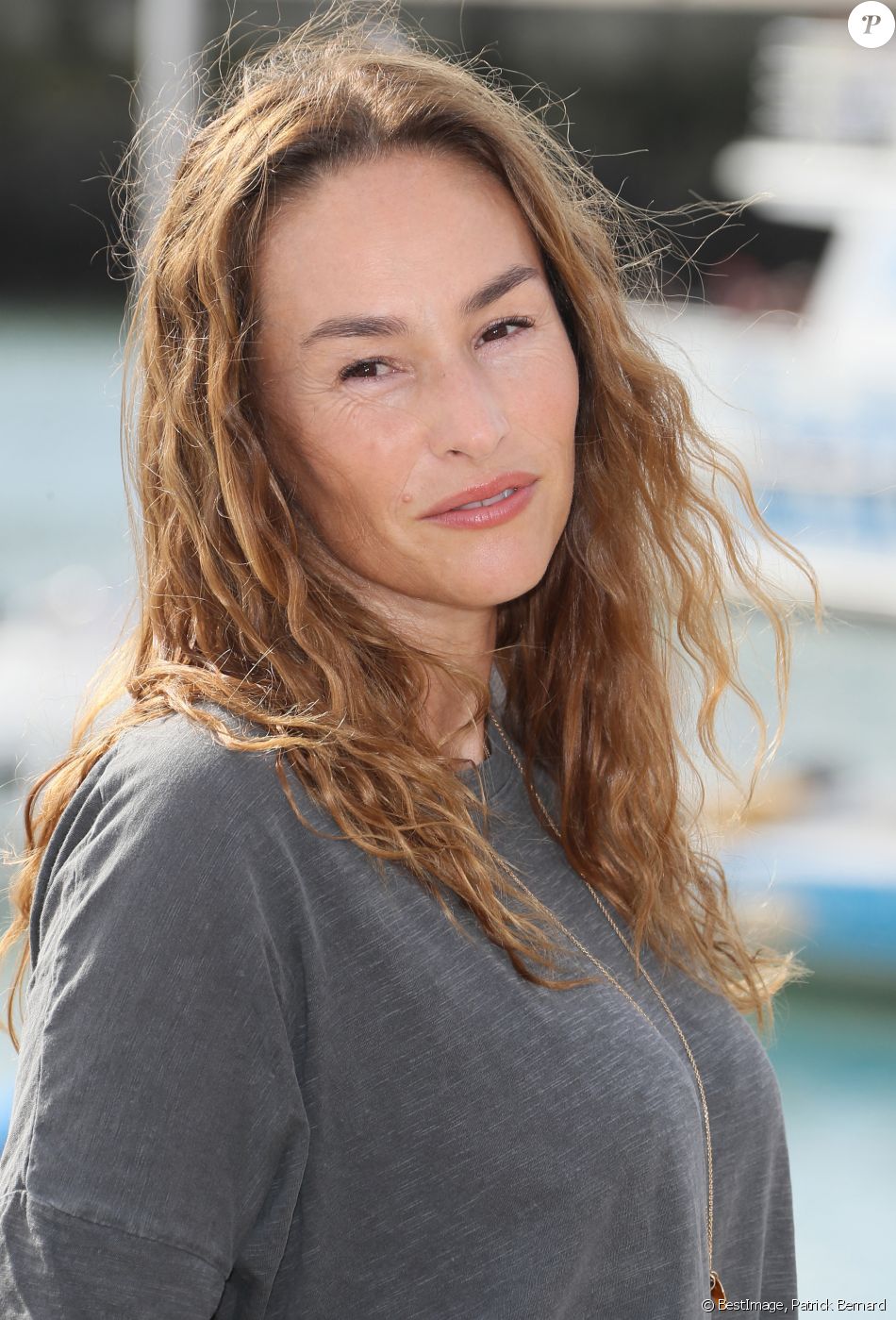 Vanessa Demouy - Photocall de la série "Demain nous appartient" lors de la 21ème édition du Festival de la Fiction TV de la Rochelle. le 14 septembre 2019 © Patrick Bernard / Bestimage