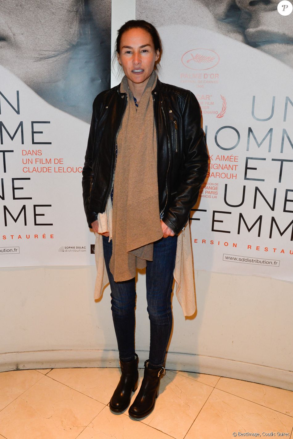 Vanessa Demouy - People à la projection du film "Un homme et une femme" en version restaurée, pour fêter les 50 ans du film ainsi que les 13 ans de Sophie Dulac Distribution au cinéma L'Arlequin, à Paris, le 6 novembre 2016. © Coadic Guirec/Bestimage